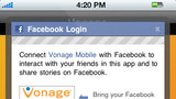 Vonage Mobile for Facebook Adds Multitasking