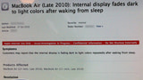Apple Internally Confirms MacBook Air Display Issues