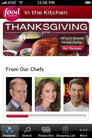 Food Network Releases &#039;In the Kitchen&#039; App for iOS