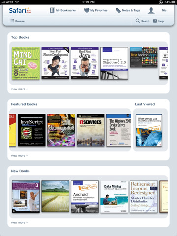 Safari Books Launches an iPad App