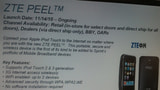Launch of ZTE Peel on Sprint Confirmed for November 14th