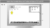 Apple Patent Reveals Scrollable Menus & Toolbars