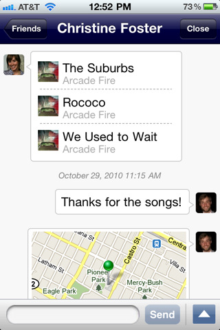 Bump for iPhone Adds Music Sharing
