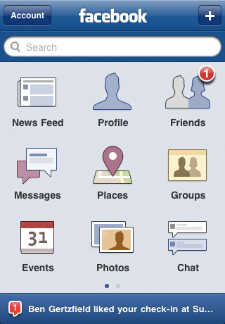 Facebook Updates iPhone App With Access to Account Settings