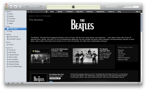 The Beatles Finally Come to iTunes
