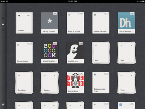 Reeder for iPad Adds iOS 4.2, Facebook Support