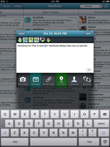 HootSuite Updates as Universal App With iPad Support