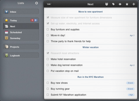 Things for iPad Adds iOS 4.2 Multitasking Support
