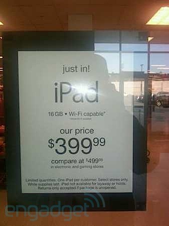 TJ Maxx is Selling the iPad for $399!