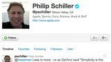 Phil Schiller's Twitter Account Verified