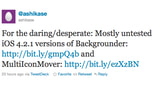 Betas of Backgrounder and MultiIconMover Released for iOS 4.2.1