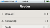 Reeder for iPhone Adds FaceBook, Slide to Instapaper