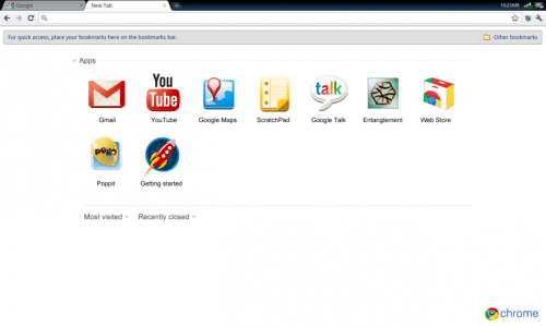 Google Announces Chrome OS Pilot, Chrome Web Store [Screenshots]