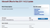 Microsoft Updates Office 2011 for Mac