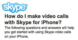 Skype kommer endelig med videosamtale til iPhone