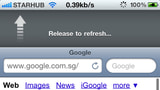Pull to Refresh Webpages in MobileSafari