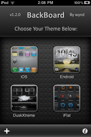 BackBoard Sauvegarde la congiguration du Home Screen de votre iPhone