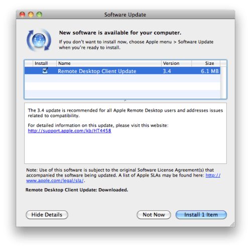 Apple Releases Remote Desktop 3.4