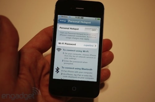 Traerá el nuevo iOS 4.3 Hotspot personal a iPhones con GSM?
