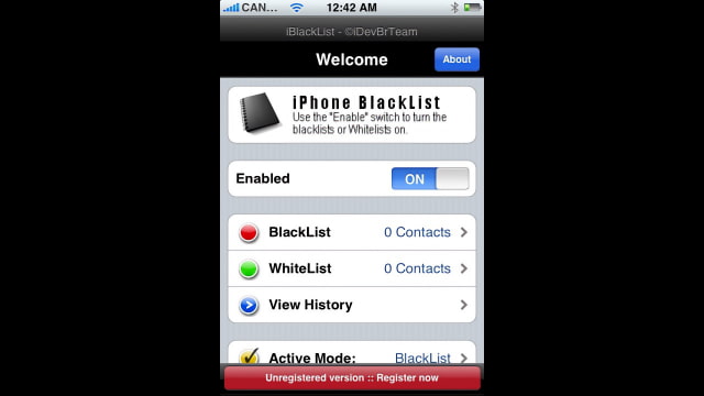 iBlacklist for iPhone Updated to v1.9