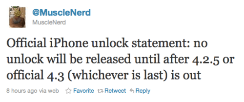 iPhone Dev-Team Says No Unlock Until After iOS 4.2.5 or iOS 4.3
