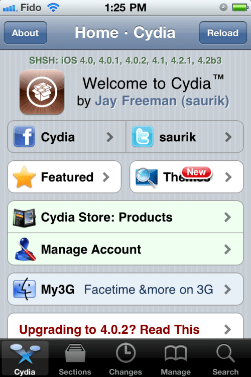 Saurik Revamps Cydia Theme Center, Cydia 1.1 Coming Soon