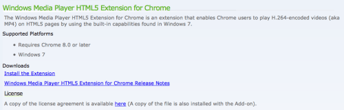 Microsoft Reasserts Support for H.264, Releases Plug-In for Chrome