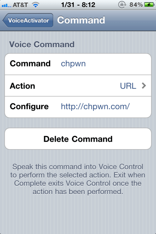 VoiceActivator is Now Available in the Cydia Store