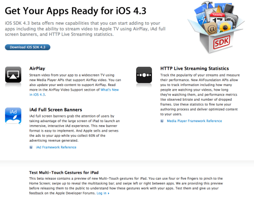 iOS 4.3 to be Released February 14th at 10AM PST?