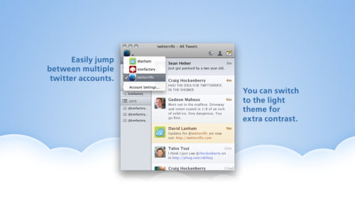 Twitterrific for Mac is Updated With Advanced Preferences Pane