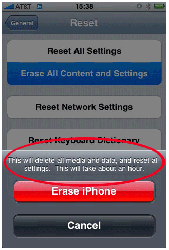 iPhone 2.0 Firmware Adds Secure Erase