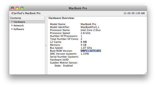 Secret Firmware Update Lets Late &#039;08 MacBooks Use 8GB of RAM