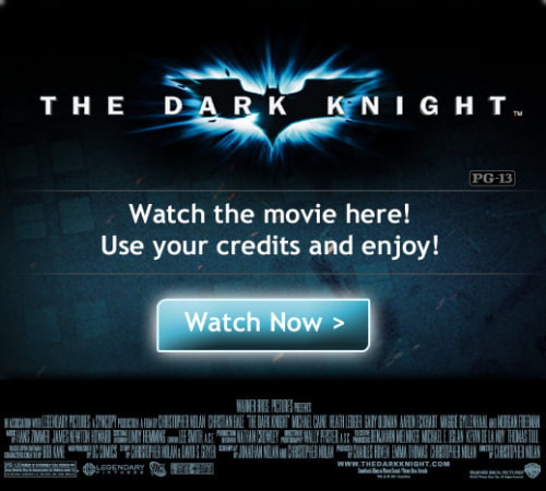 Warner Offers &#039;The Dark Knight&#039; Movie for Rent on Facebook