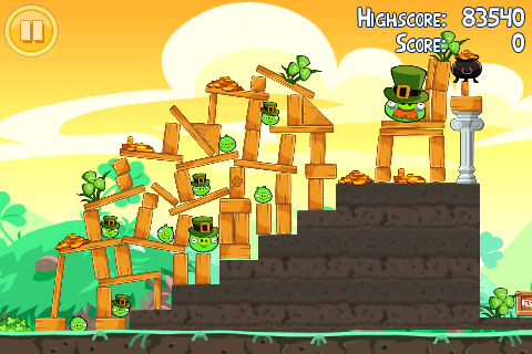 Angry Birds Seasons: St. Patrick&#039;s Day Edition