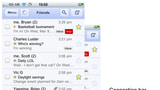 New Connection Bar in Gmail for iPhone