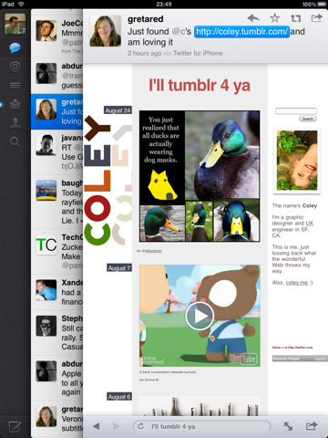 Twitter App Gets Updated With iPad 2 Photo/Video Support 
