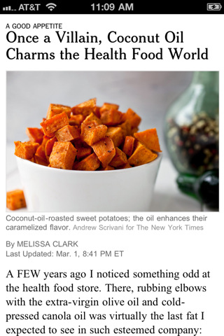 NYTimes App Gets Expanded Content, New Favorites Section