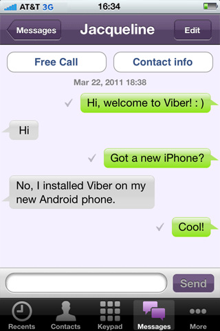 Viber 2.0 Adds Free Text Messaging