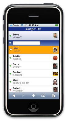 Google Talk for the iPhone