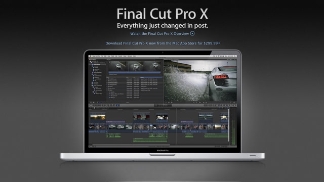 Apple Unveils Final Cut Pro X, Coming in June for Only $299!