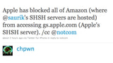 Apple Blocks Saurik's SHSH Servers [Update: No]