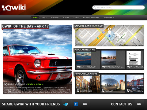 Qwiki Brings Its Video Information Experience to the iPad