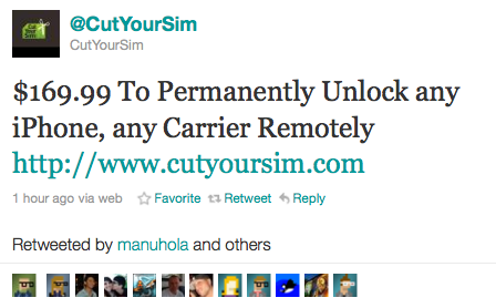 CutYourSim Cancels iPhone Unlock Service