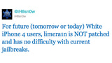 White iPhone 4 is Susceptible to Limera1n Jailbreak