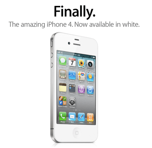 Apple Online Store Begins Selling the White iPhone