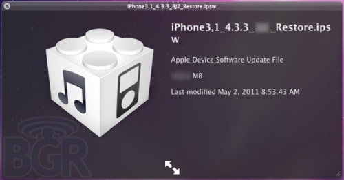 הודלף iOS 4.3.3 עם התיקון לבאג בשירותי המיקום