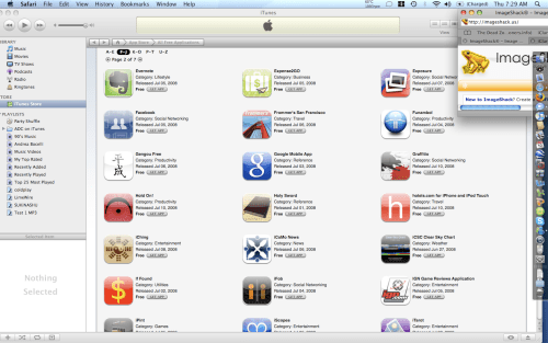Leaked Screenshots Show AppStore Apps!