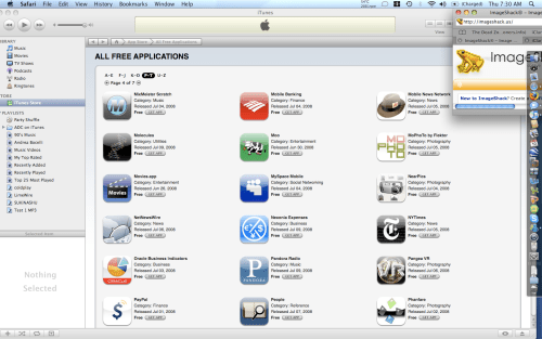 Leaked Screenshots Show AppStore Apps!