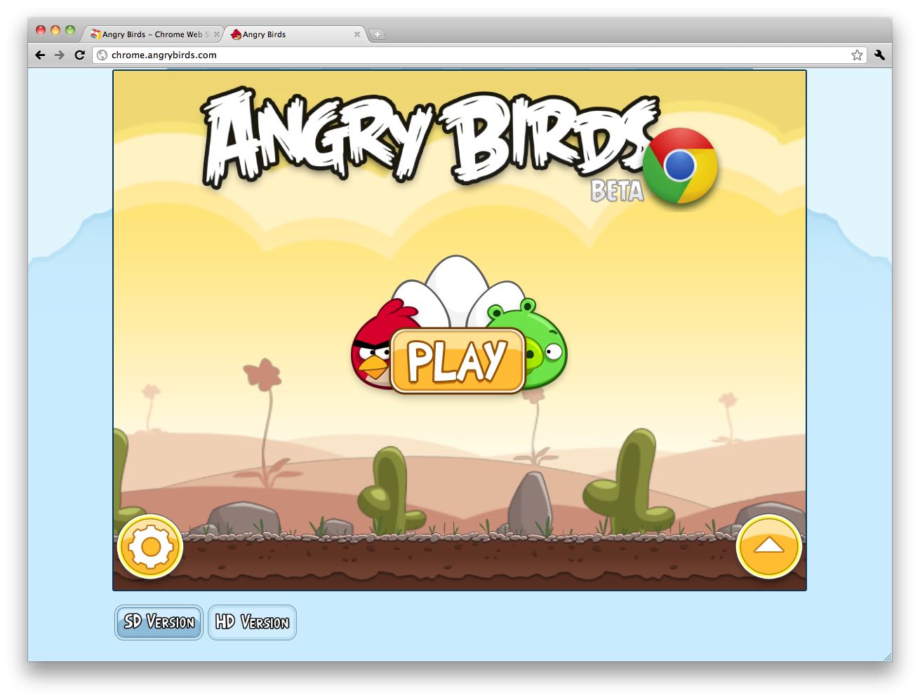 Angry Birds Chrome