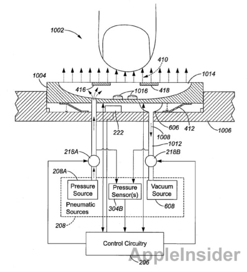 Apple Investigating Use of Air to Provide Tactile Keyboard Feedback